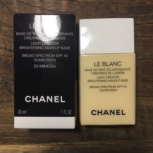 Chanel Le Blanc Makeup Base / Sunscreen spf 40
